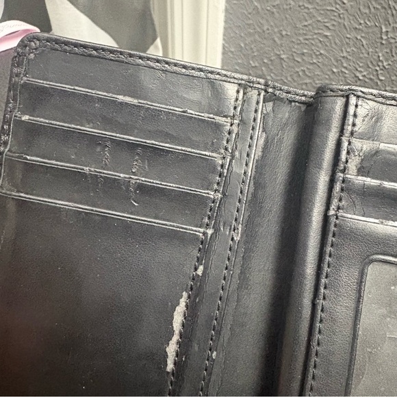 Coach Zipper buckle wallet black wallet small - Picture 5 of 12